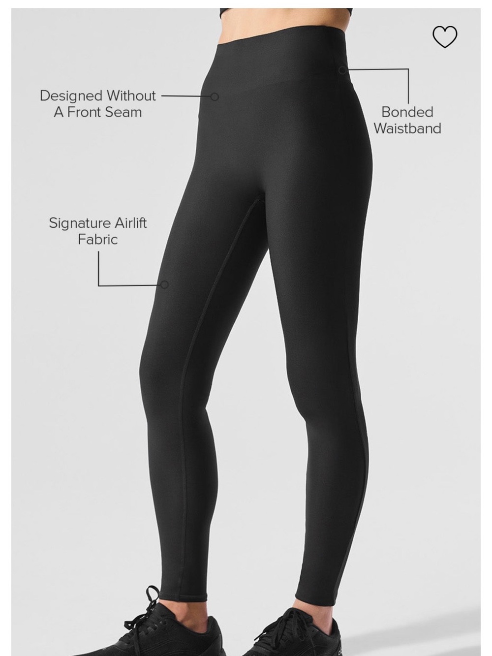 ALO Yoga Black High-Rise Airlift Leggings